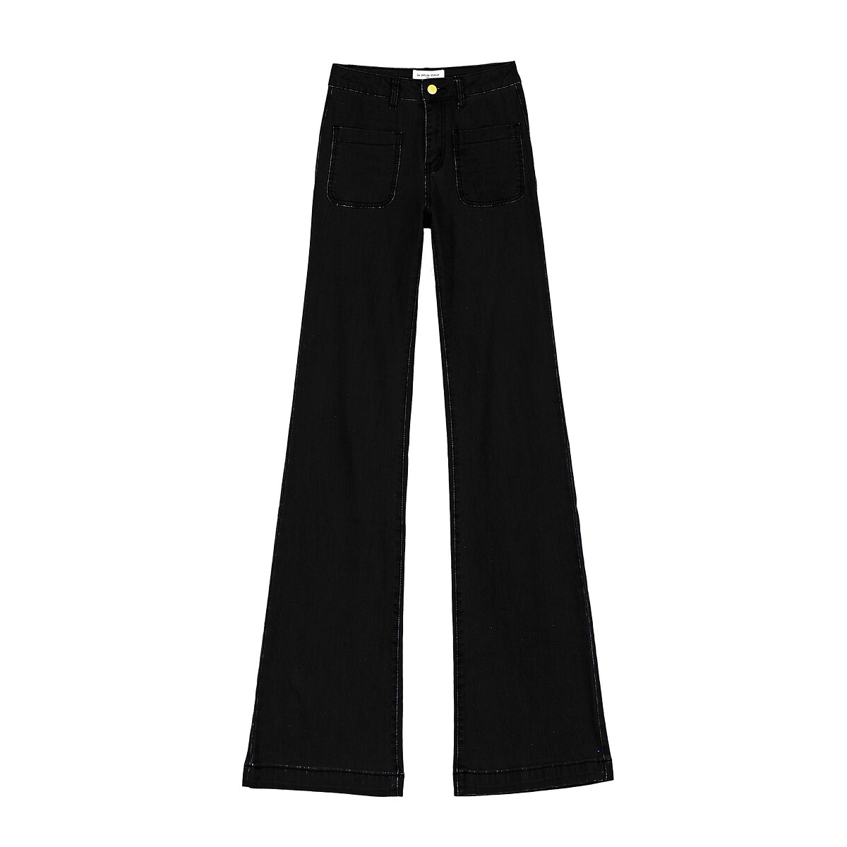 LA PETITE ETOILE<br>Calça jeans bootcut em denim elástico Sonny