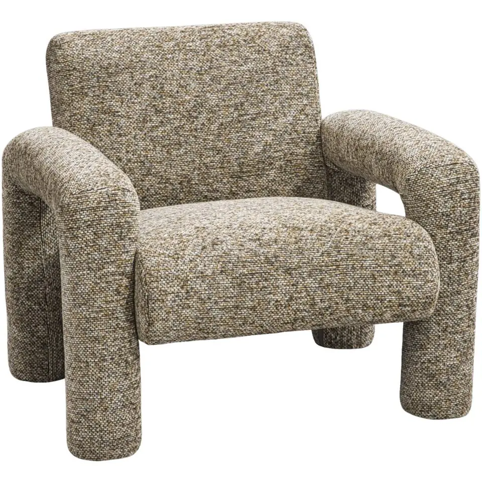 Fauteuil Puck - bruin melange
