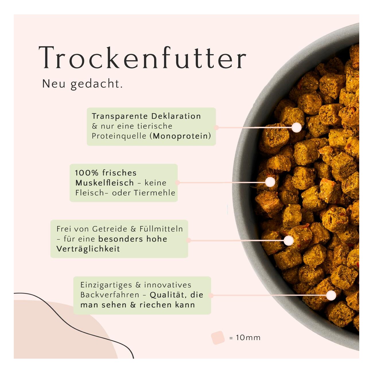 FAVLY Petfood Trockenfutter Huhn mit Karotte, Birne & Leinsamen (adult) 3 kg
