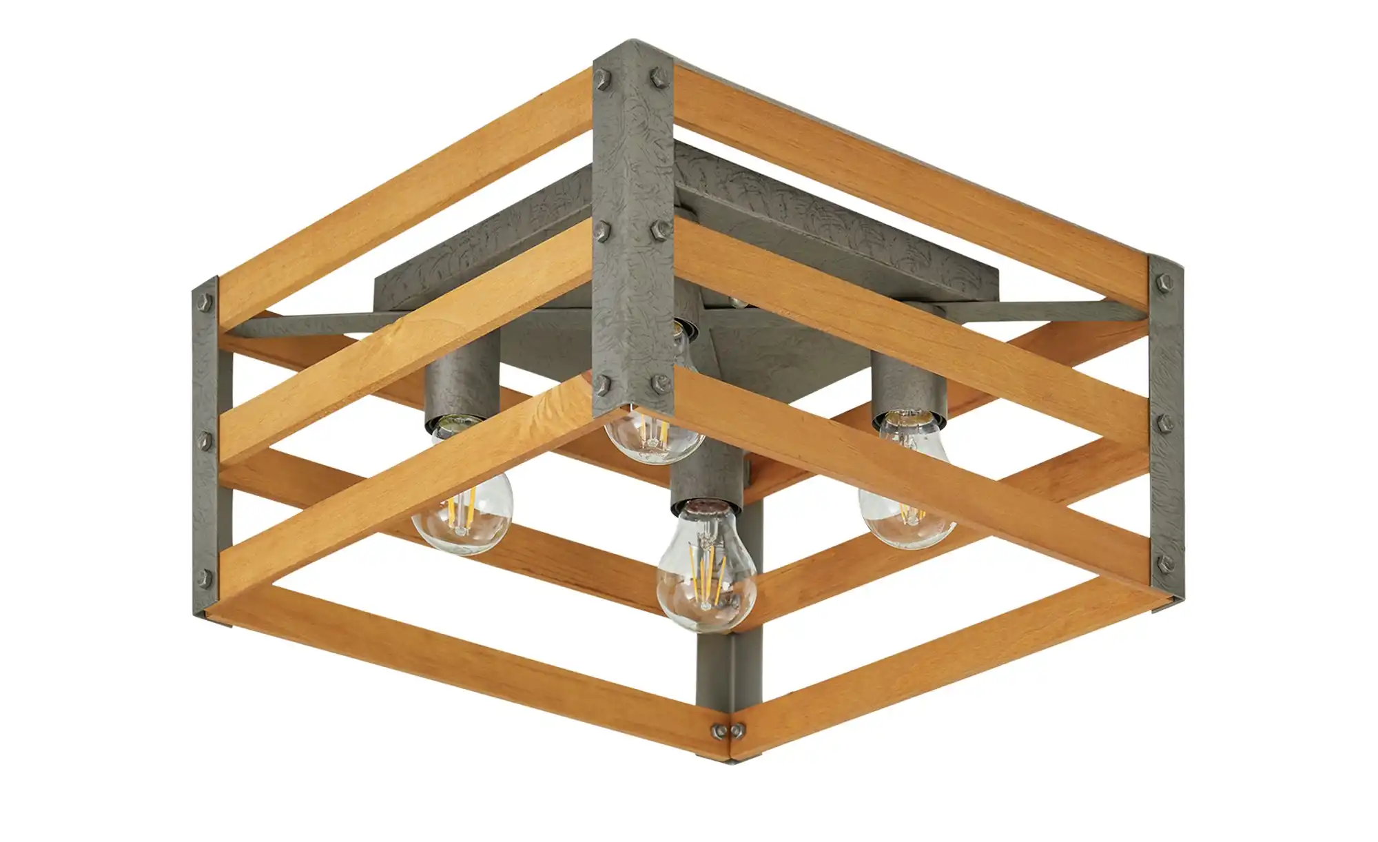 Trio Deckenleuchte, 4-flammig, Paletten-Optik