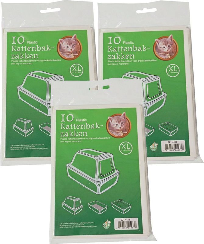 Booda Box Kattenbakzakken - 10 st - 51x20x46 cm