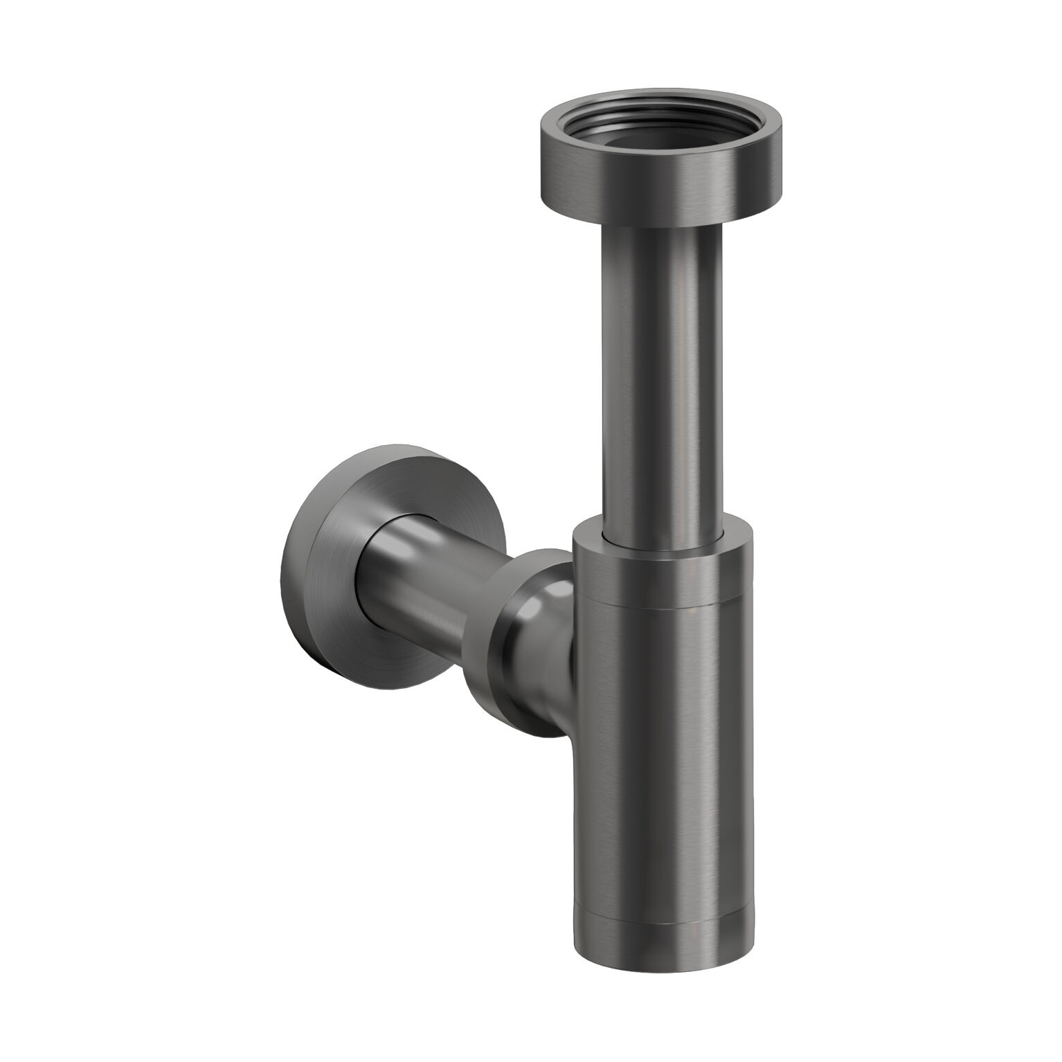 Clou Mini Suk fonteinsifon gunmetal geborsteld PVD
