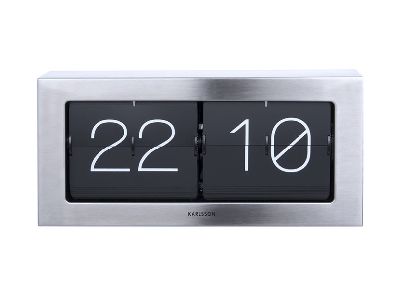 Wall/Table Clock Boxed Flip XL KA5642BK Black