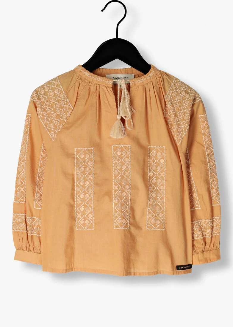 A MONDAY IN COPENHAGEN oranje a monday in copenhagen blouse matilde blouse