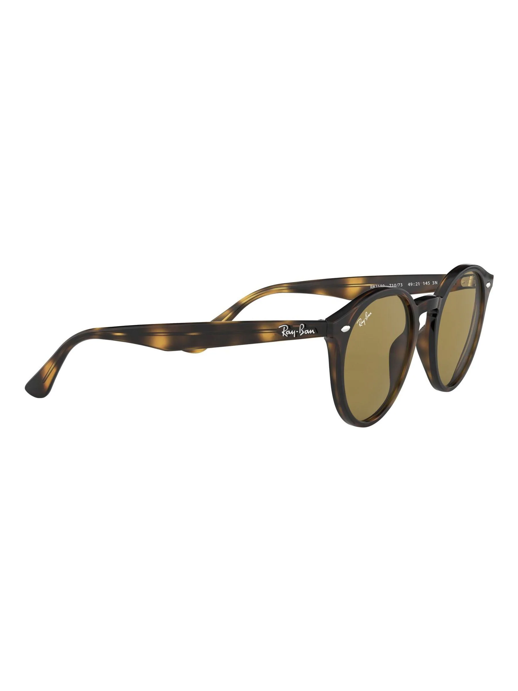 Tortoise bruin - Ray-Ban Classic Round Sunglasses