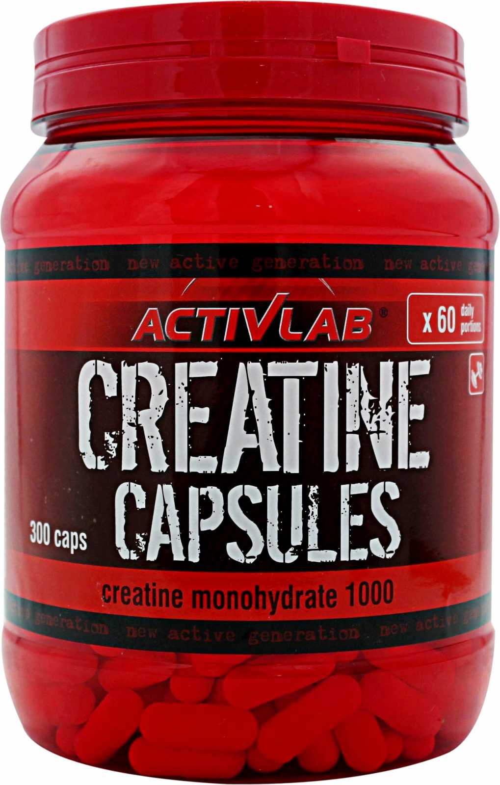 Cápsulas de Creatina Activlab 300 cápsulas