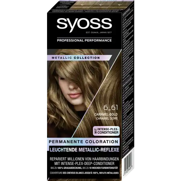 Color Metallic Reflexe 6_61 Caramel Gold