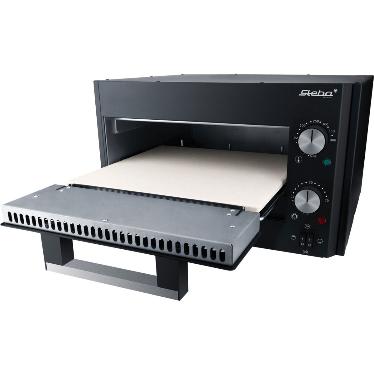 Power Pizzaovn 1800W 9 liter, sort