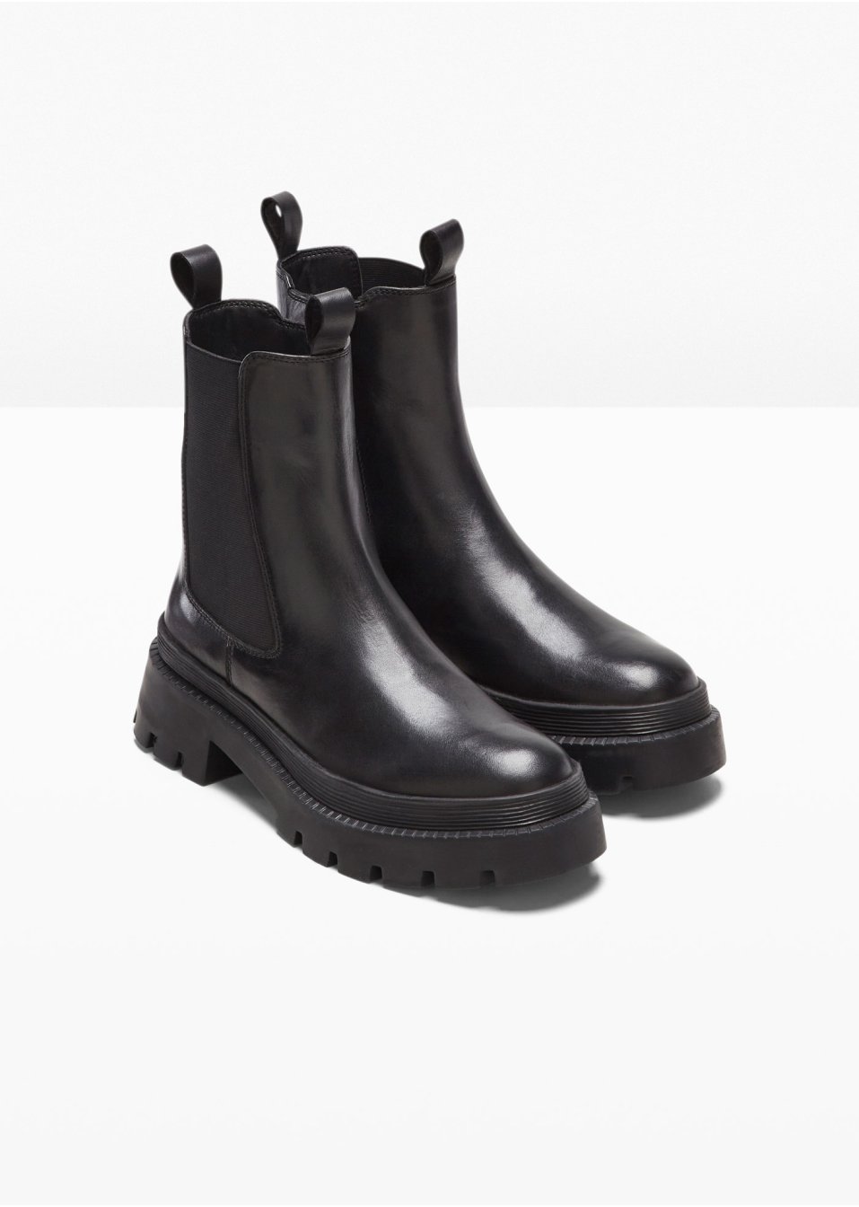 Boots Chelsea en cuir