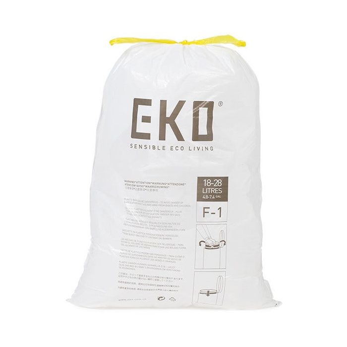 20st EKO afvalzakken type F1 | 18 - 28 liter | Rol 20 stuks (6951800600614)
