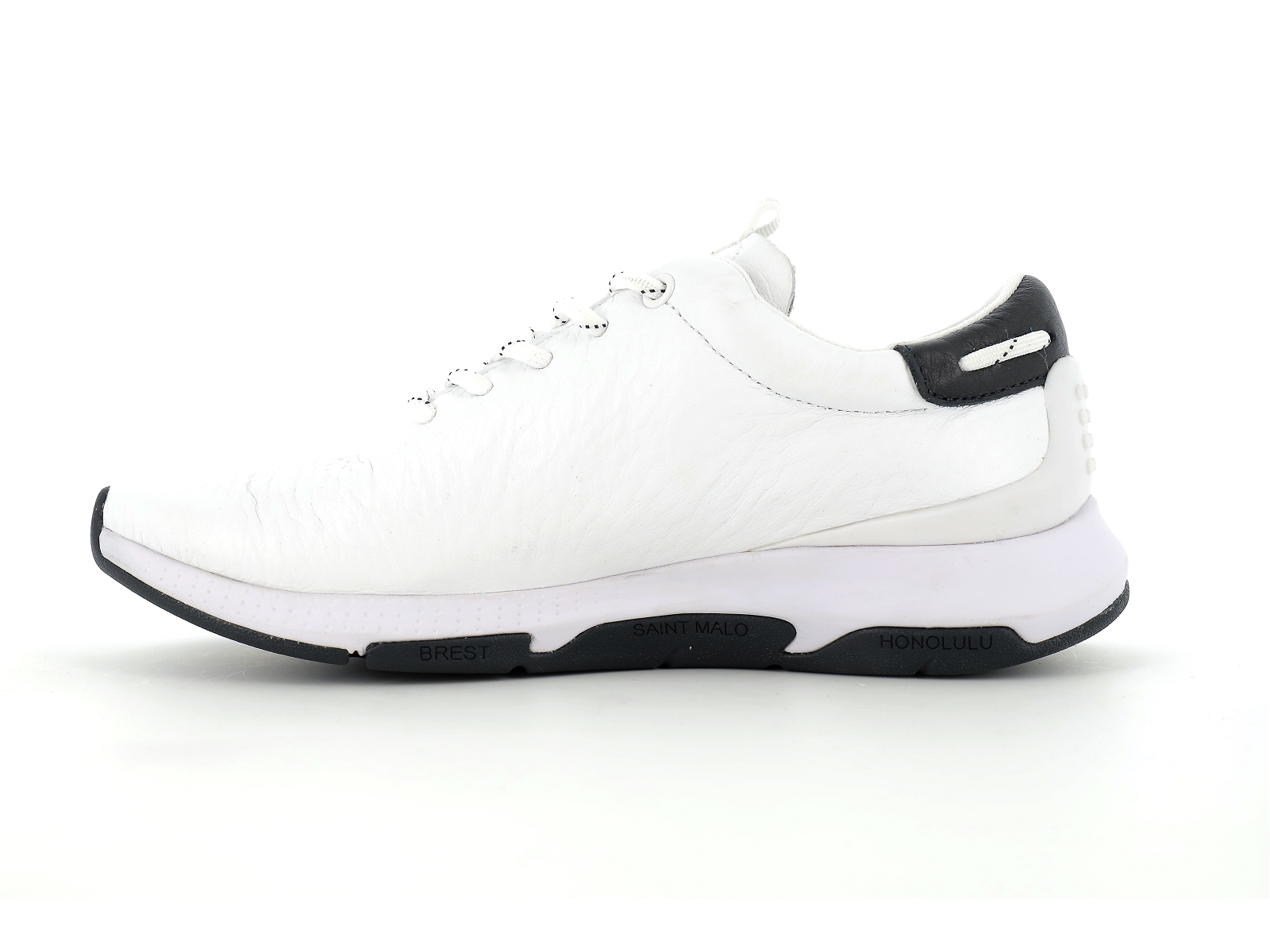 Tbs-JAZZRUN Cuir Blanc