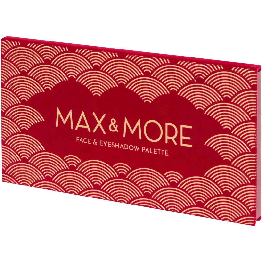 Max & More gezichts- en oogschaduwpalette 15 kleuren