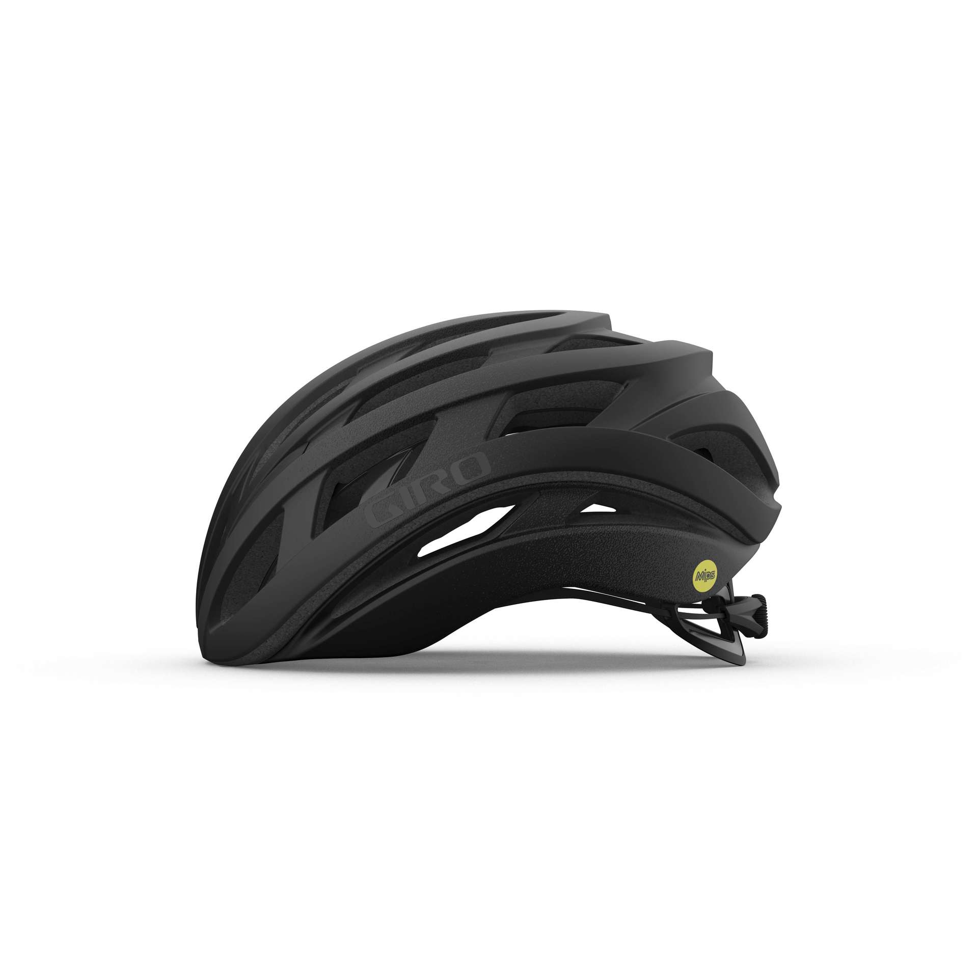 Giro Helios Spherical Race Fietshelm Mat Zwart/Zwart