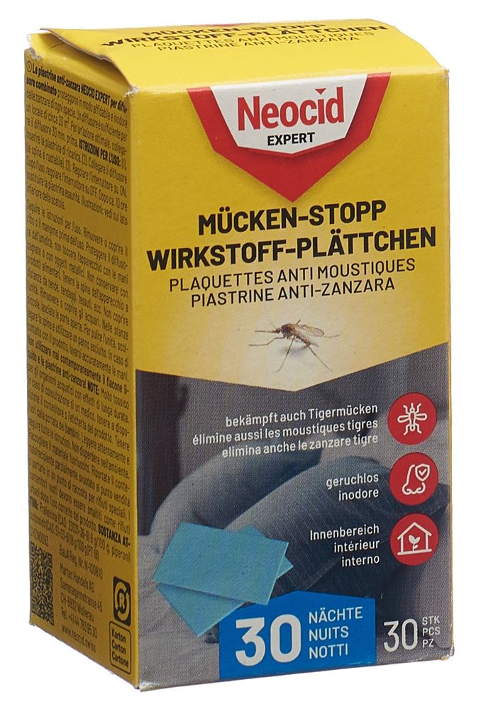 Neocid EXPERT Mückenstopp Nachfüll-Plättchen 30 Stk