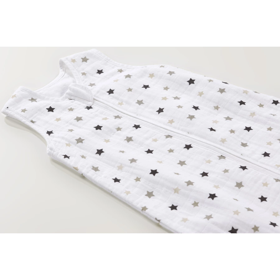 Alvi® Mullschlafsack Sterne grau