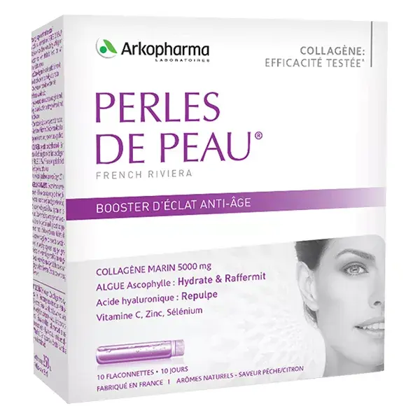Arkopharma Skin Pearls - Booster de Radiância Antienvelhecimento - 10 doses