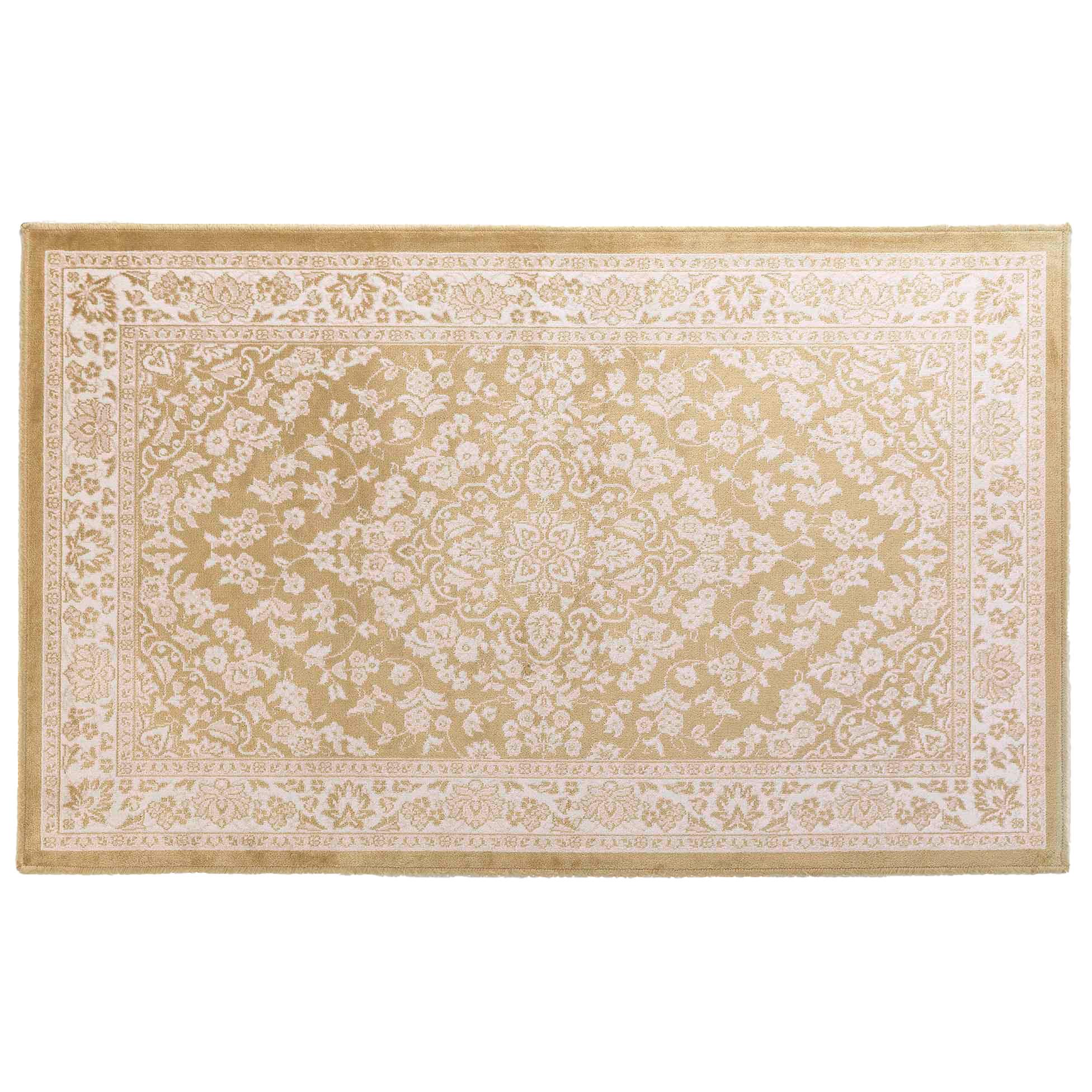 TAPIS RECTANGLE 68X110CM VISCOSE TISSEE IRINA