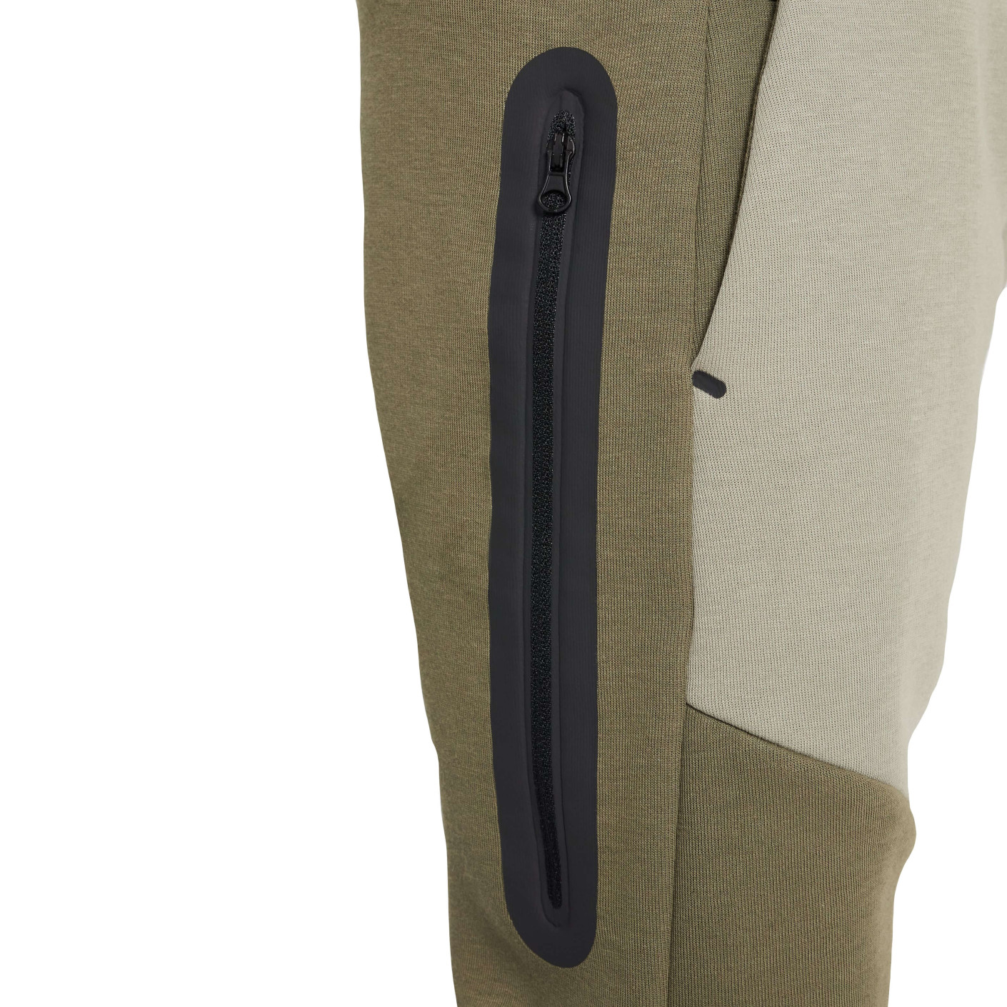 Nike Tech Fleece Sportswear Trainingspak Kids Olijfgroen Grijs Zwart