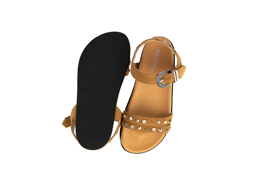 IQONIC Sandaal Lyon 3 Camel Studs