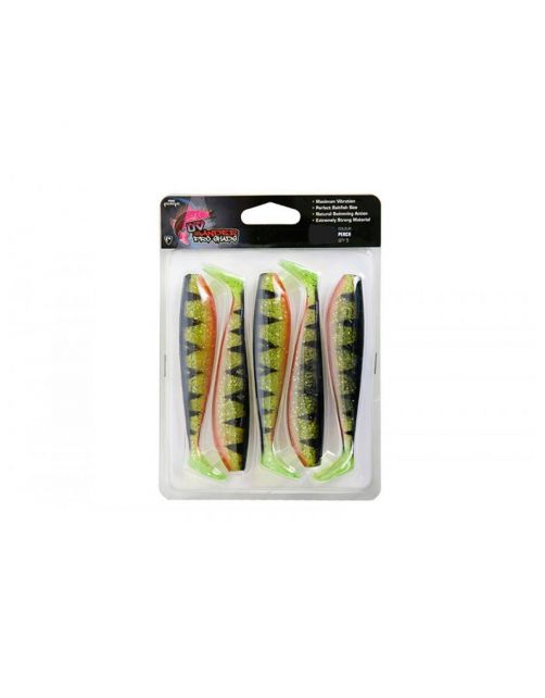 Fox Rage Zander Pro Ultra Uv 10cm\/4 Inch Perch X 5pc - Softbait -