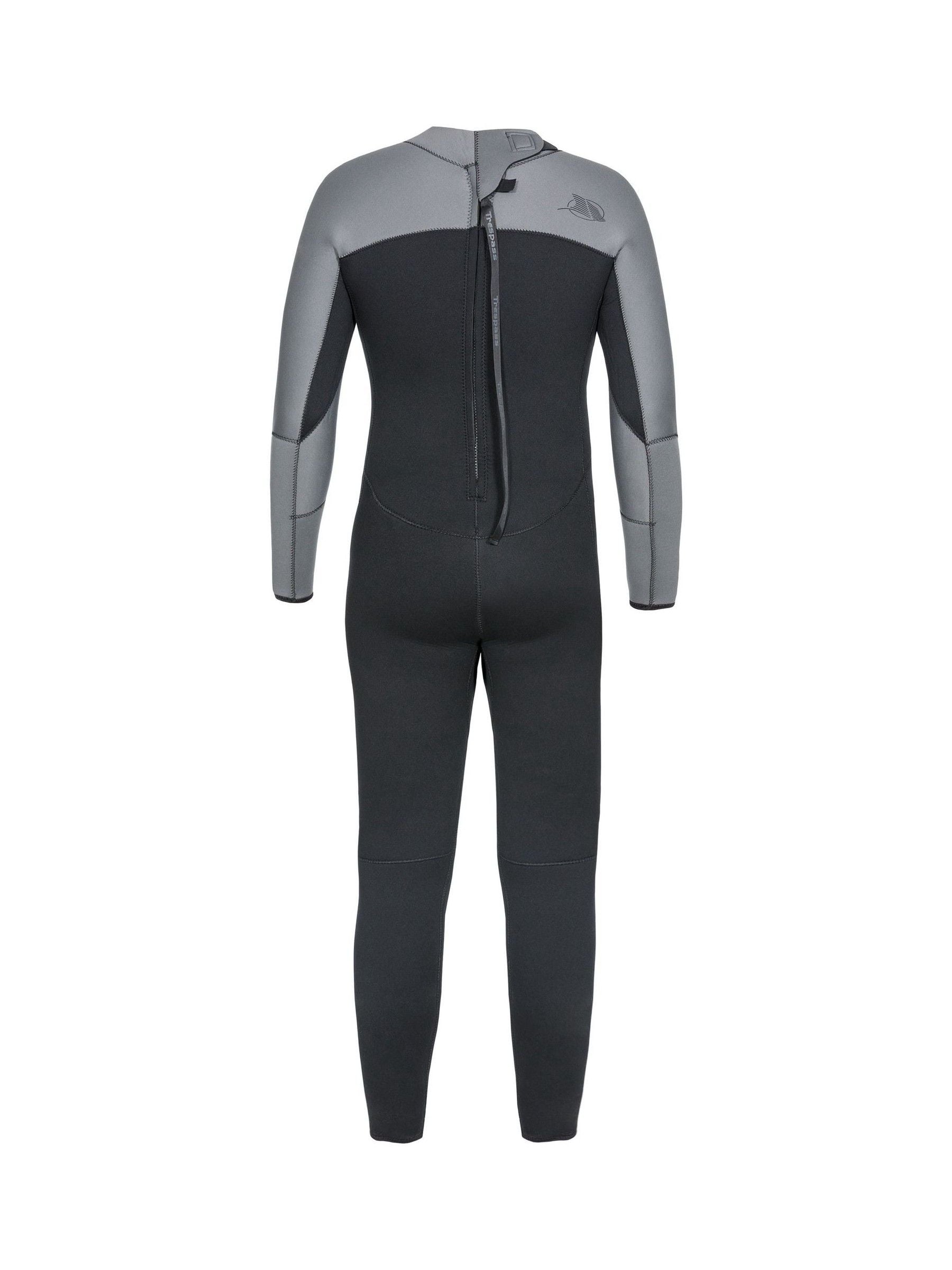 Trespass Male Lakee 5Mm Full Black Wetsuit