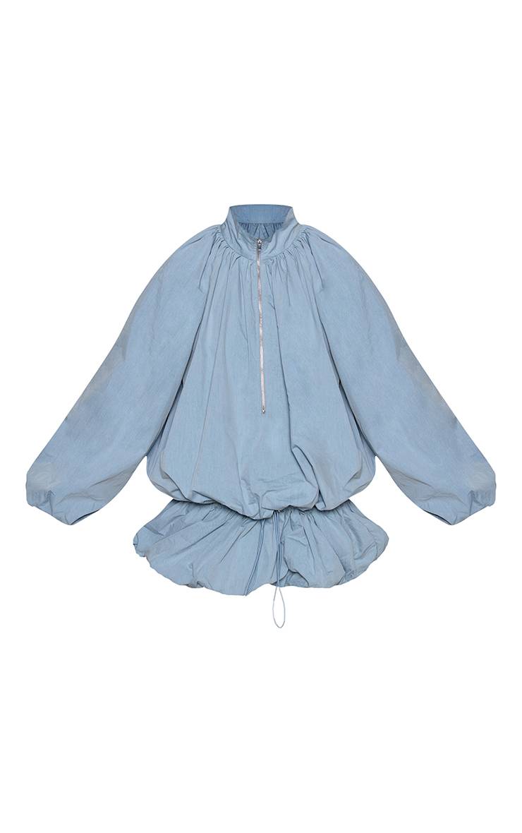 Bleu Robe Bouffante En Nylon