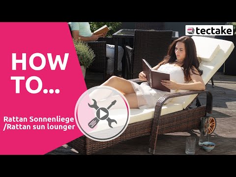 Rattan Sonnenliege