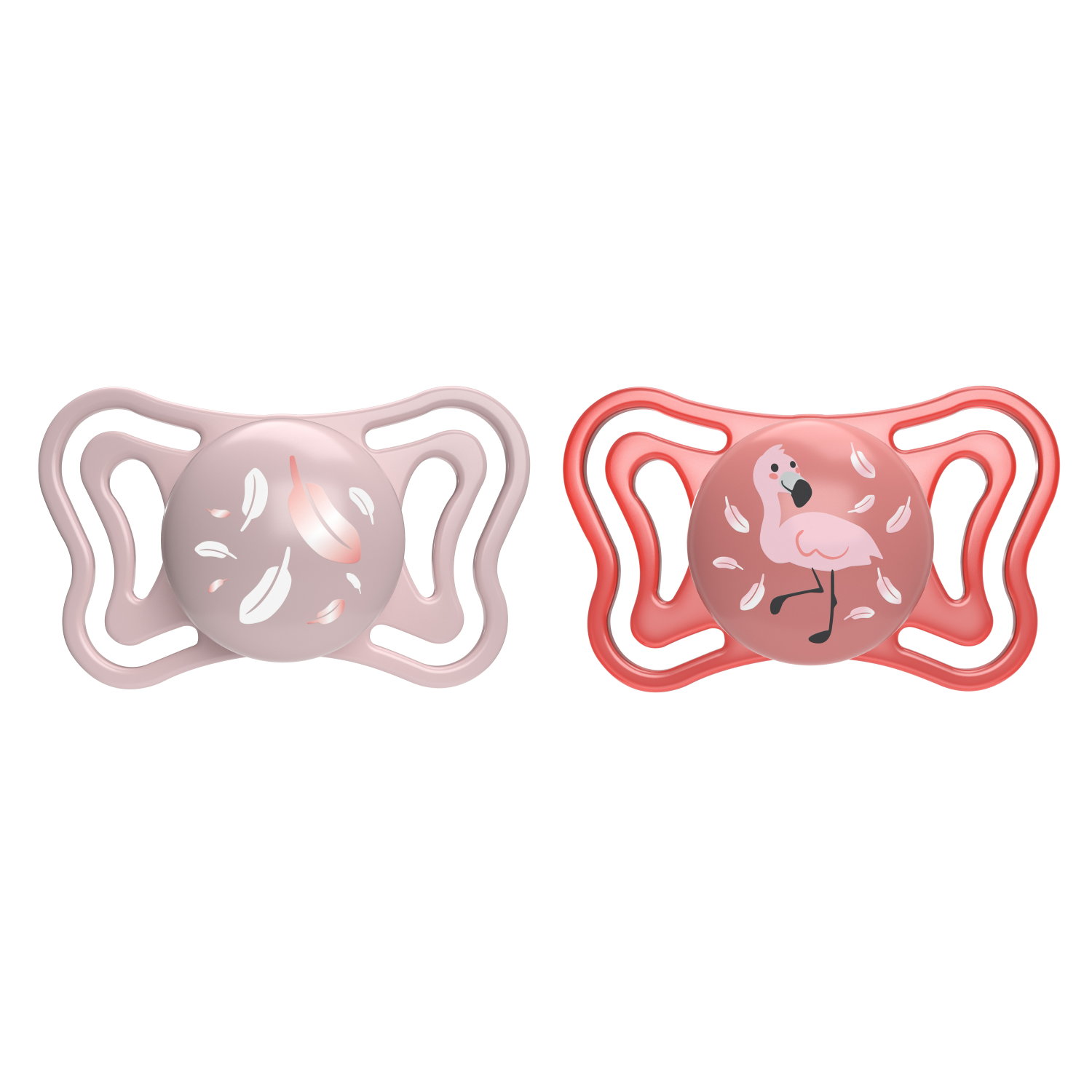 CHICCO Physiologischer Beruhigungssauger PHYSIO FORMA LIGHT Silikon PINK 6-16m 2 Stk