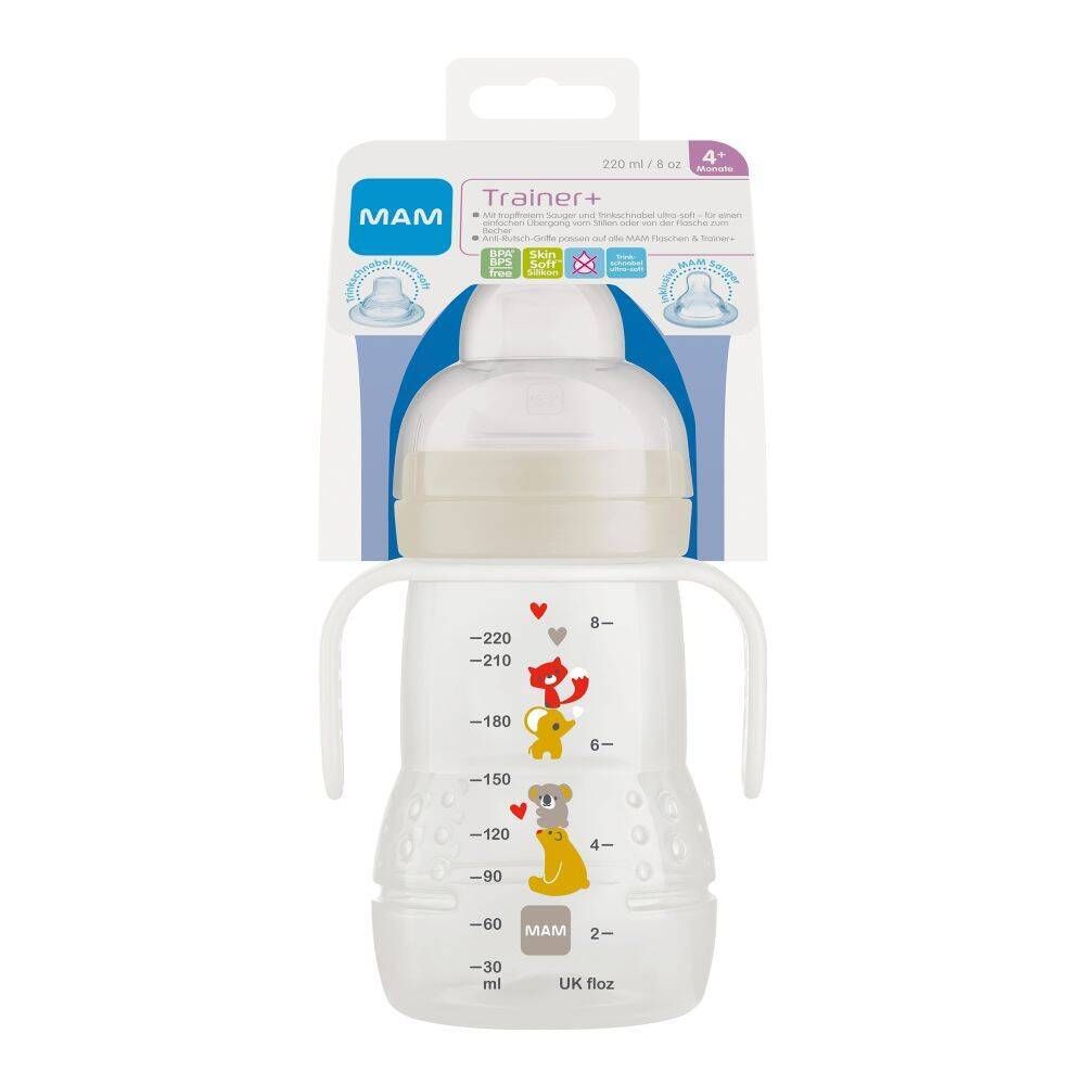 MAM Trinklernflasche Trainer, ab 4.Monate, creme