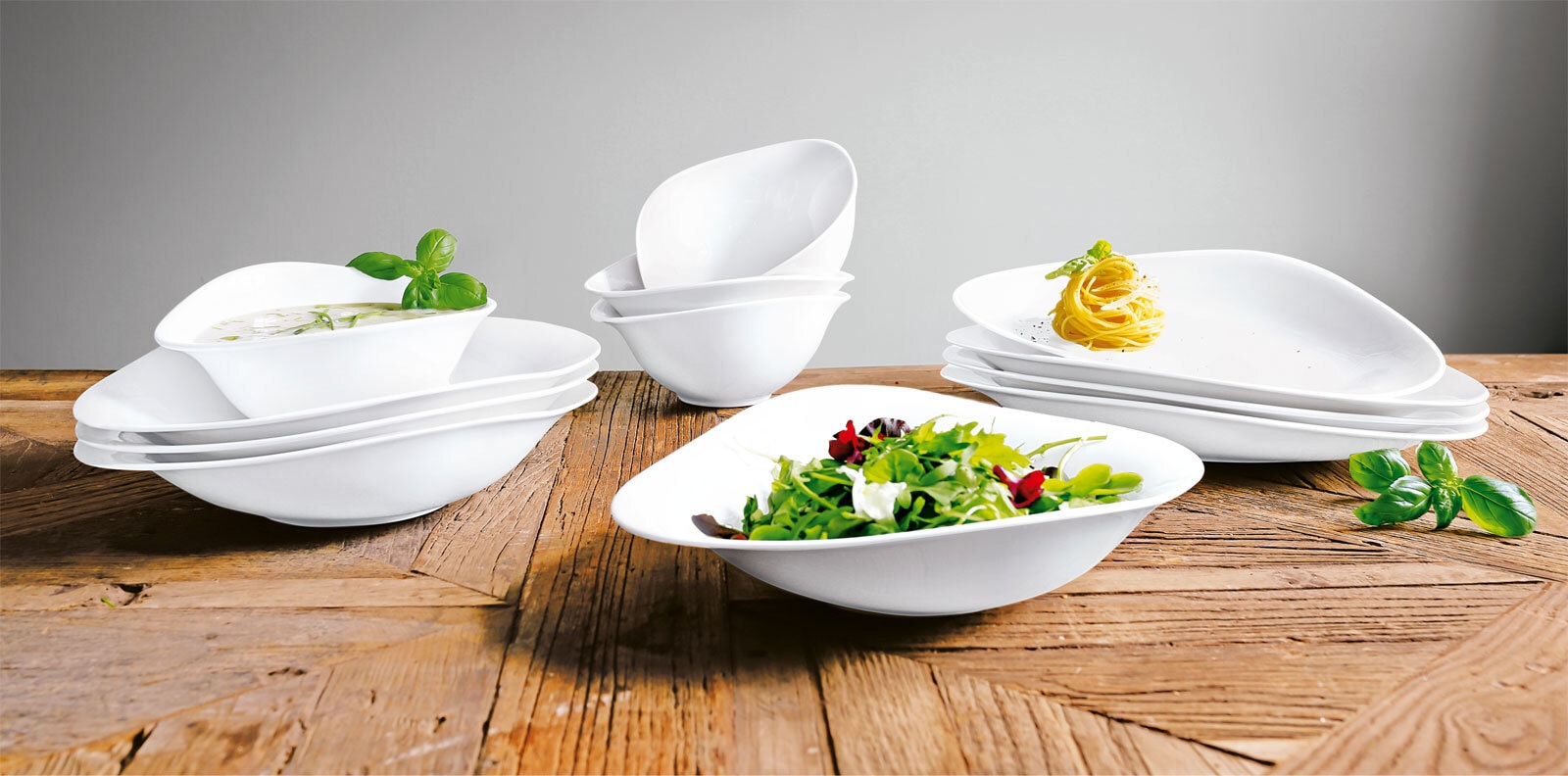 Villeroy & Boch Pastaschale VAPIANO 2er Set weiß