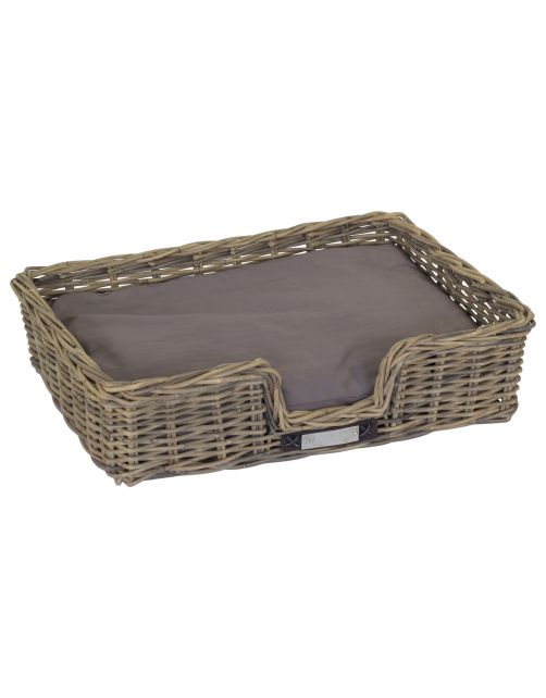 Happy-House Rieten Mand Recht Naturel - Hondenmand