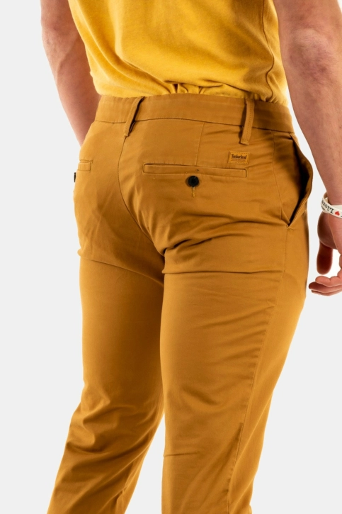 pantalons timberland s-l strtch twill chino p47 wheat boot