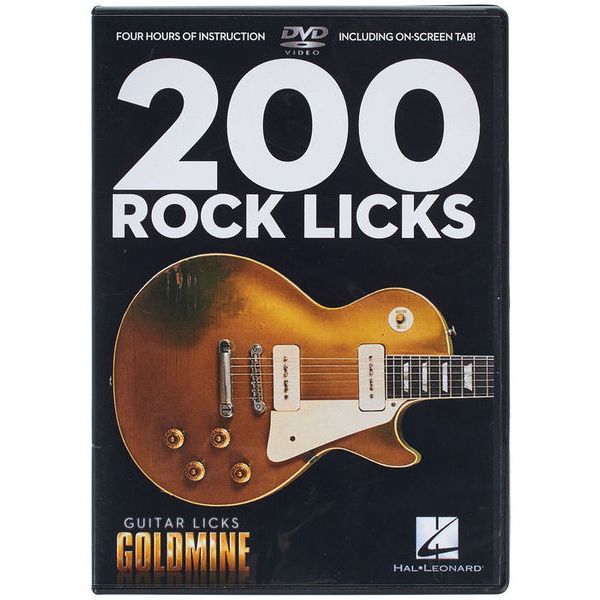 Hal Leonard 200 Rock Licks-Guitar Licks DVD