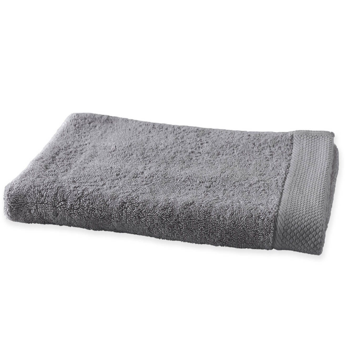 Soft by Perle de Coton Serviette de toilette gris perle - 50x100 cm