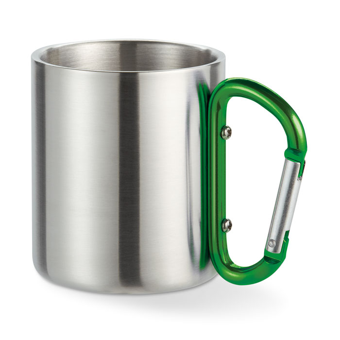 GiftRetail MO8313 - TRUMBO Mug acier et anse mousqueton