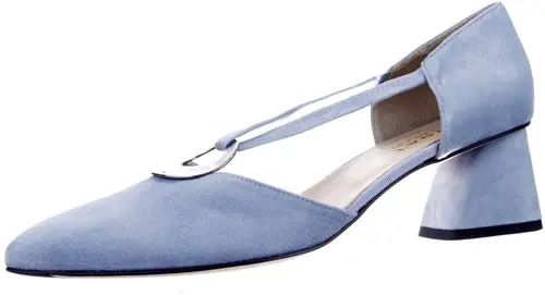 Brunate 51528 lbl maat 43.5 pump lichtblauw Calandschoen