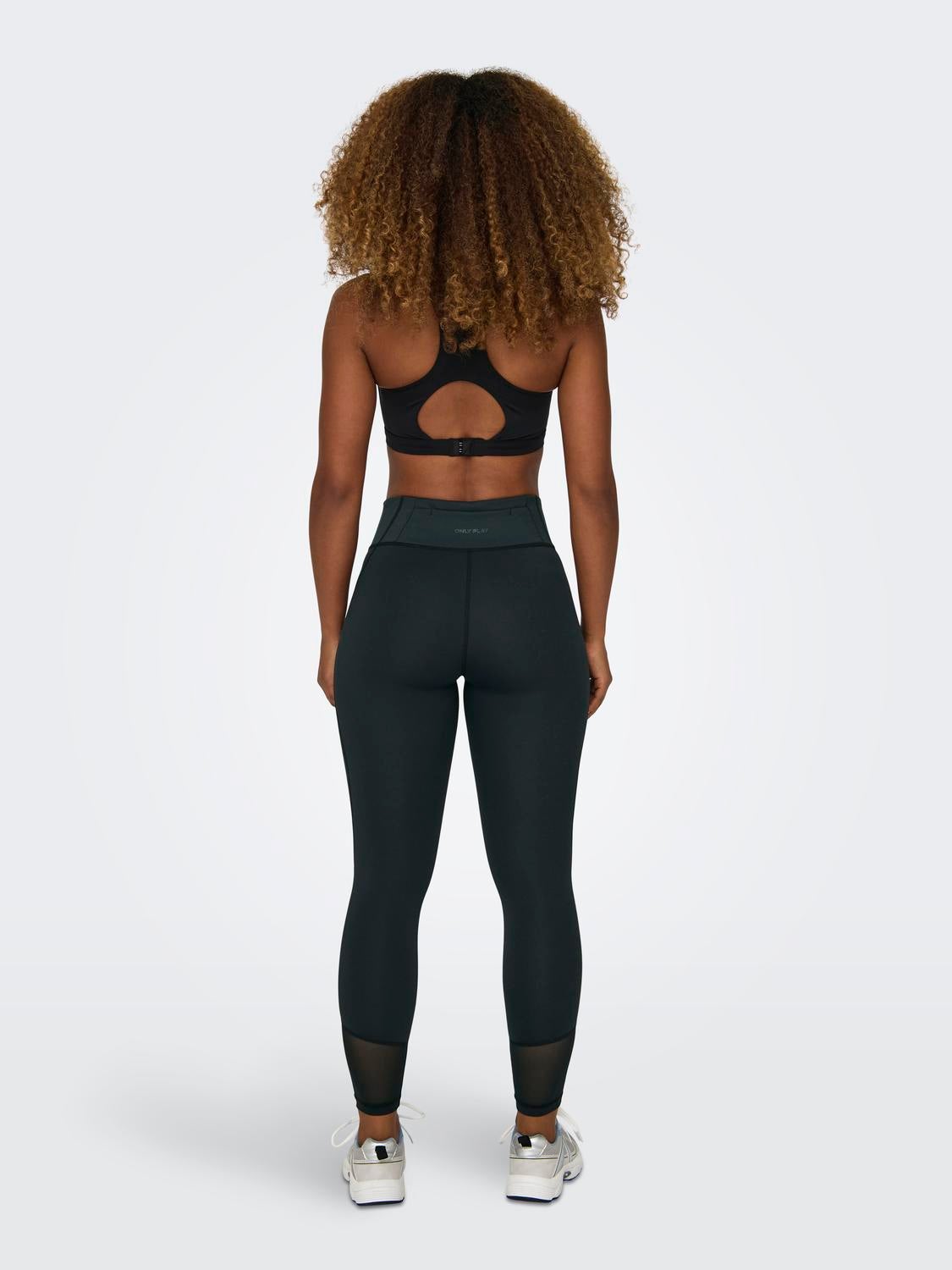 ONPOPAL Hohe Taille Enger Schnitt Sportleggings Black