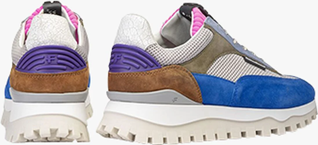 FLORIS VAN BOMMEL blauwe floris van bommel lage sneakers sfm-10157