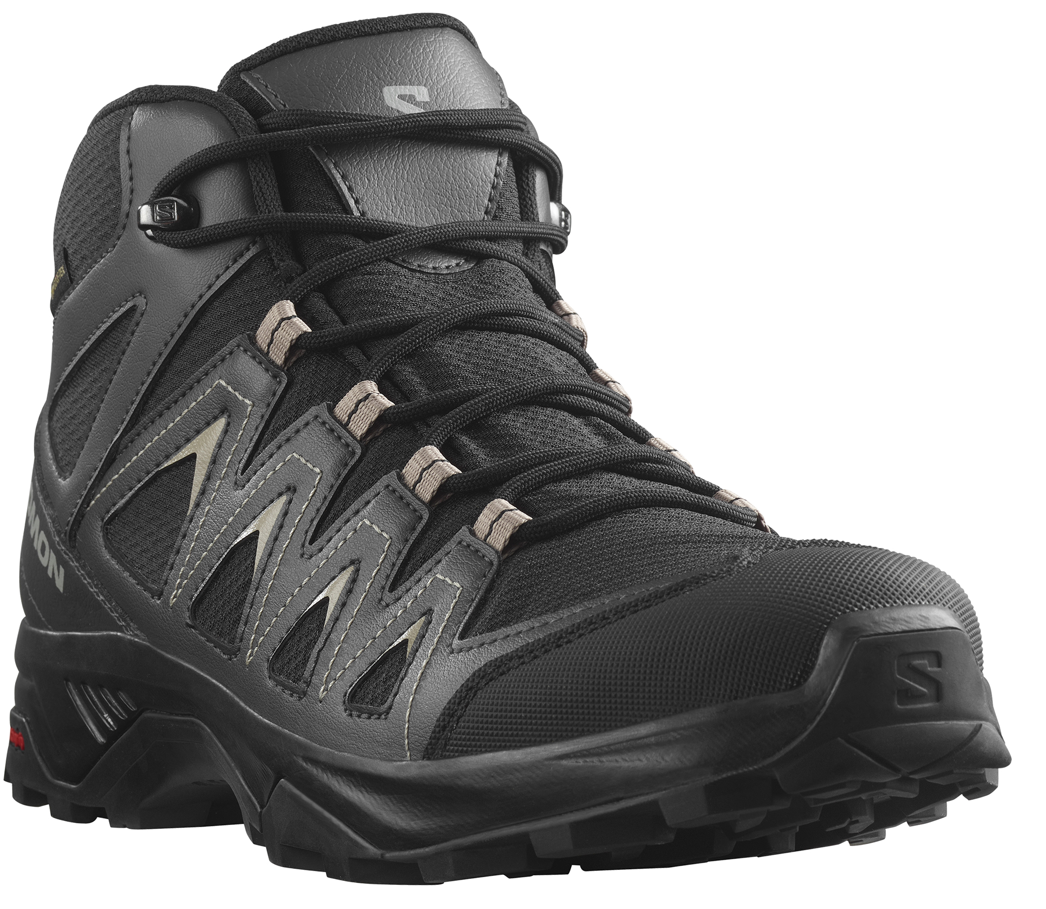 X Braze Mid GTX Herre Black/Phantom/Vintage Khaki