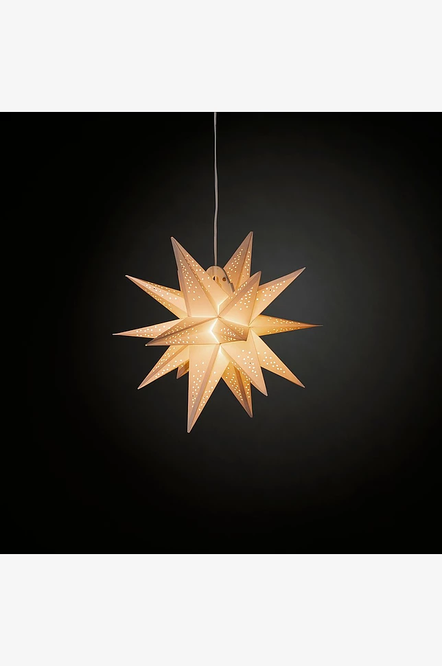 3-D Papirstjerne LED høyde 45 cm