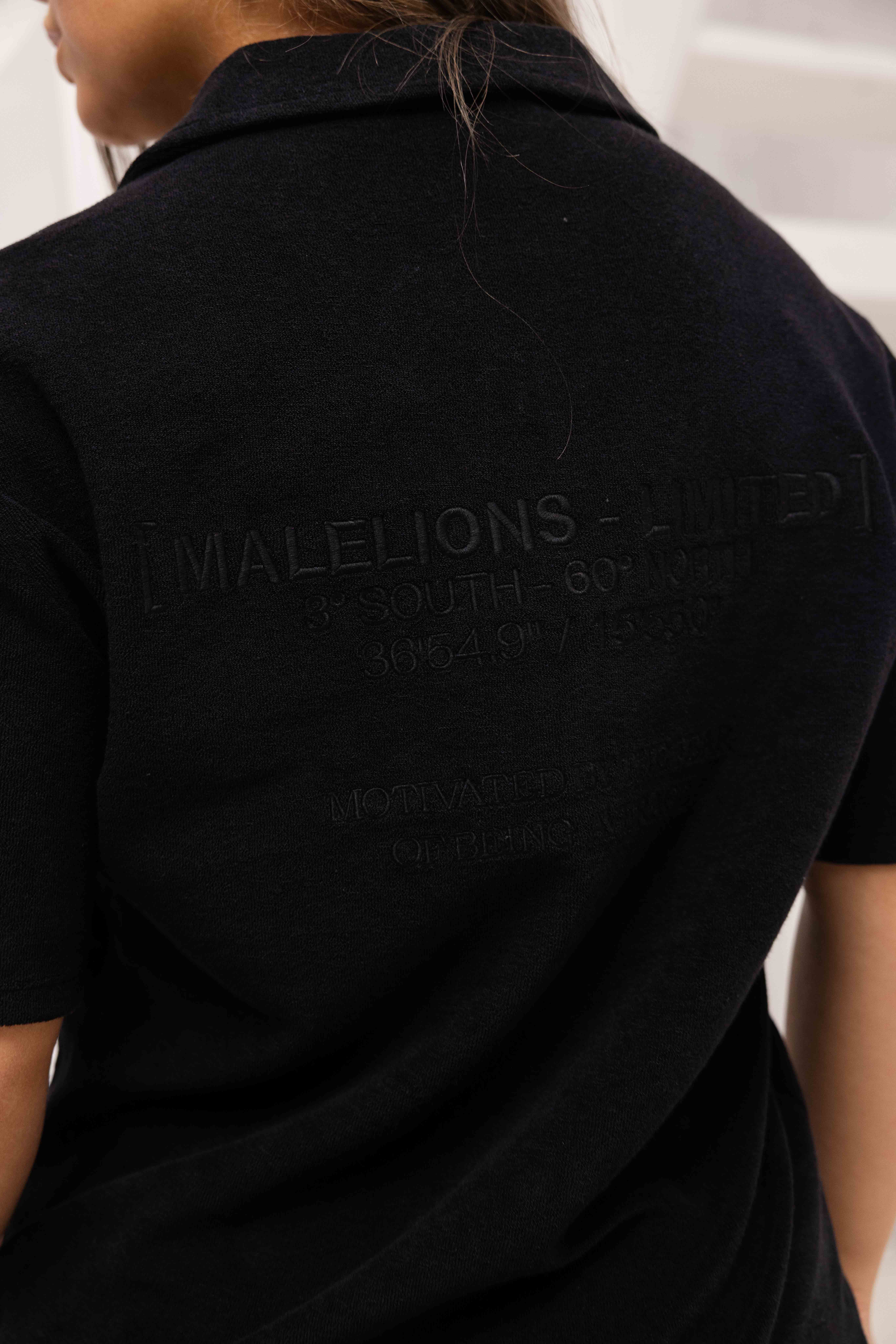 Malelions Limited Towelling Zomerset Dames Zwart