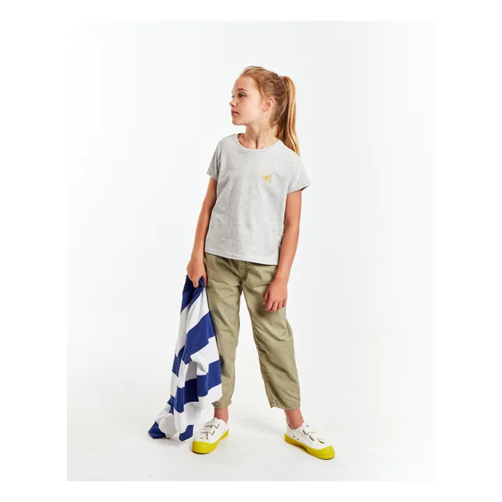 AO76 T-shirt Bo Sun Coton Bio | Gris chiné
