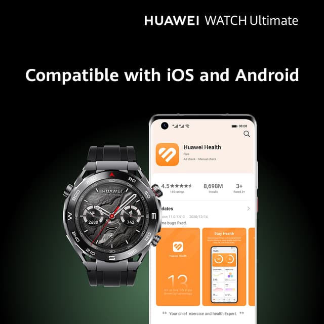 Huawei Watch Ultimate sportsur (grøn)
