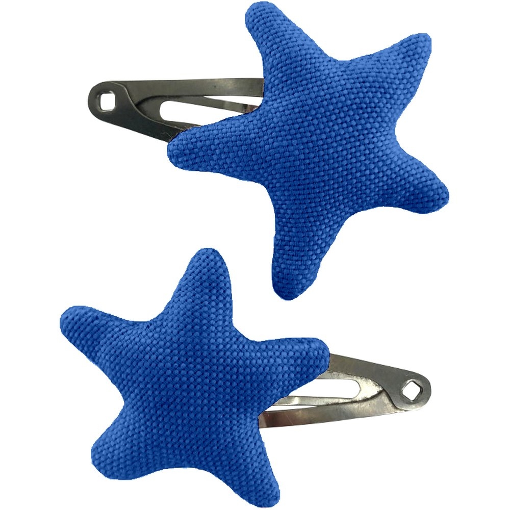 Barrettes Clic-Clac Étoile Bleu Navy
