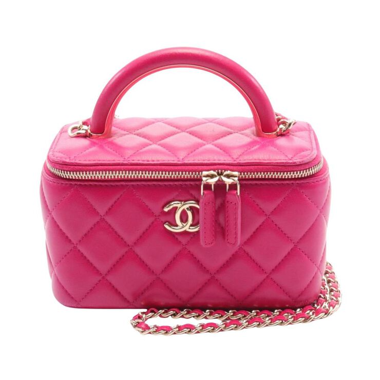 Chanel Vintage Chanel Handbag Pink