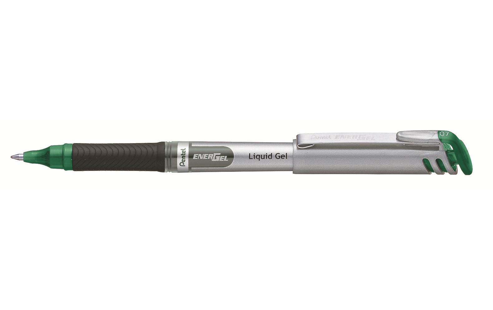 Gelschreiber Liquid EnerGel mit 0.7 mm Metallspitze, GrünRollerstift ideal für Zeichnen und Schreiben
