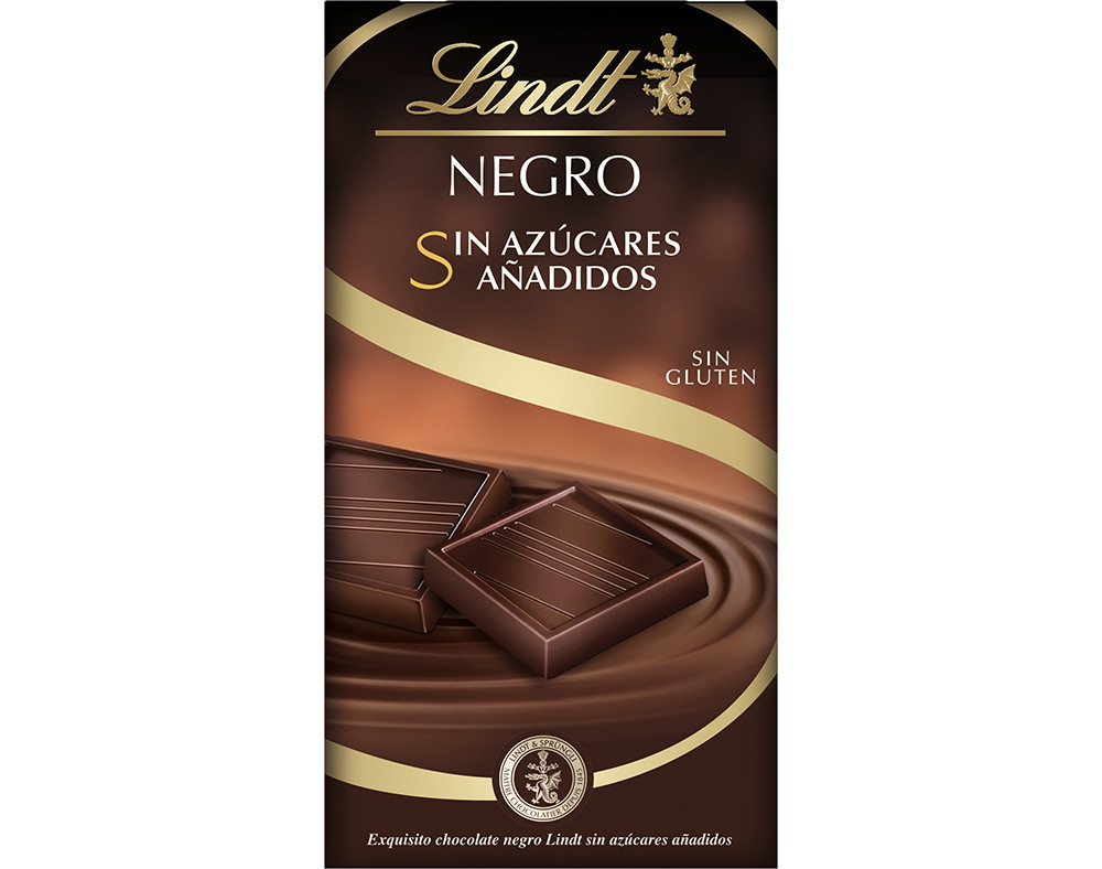 CHOCOLATE LINDT NEGRO SEM AÇÚCAR E SEM GLÚTEN 100G