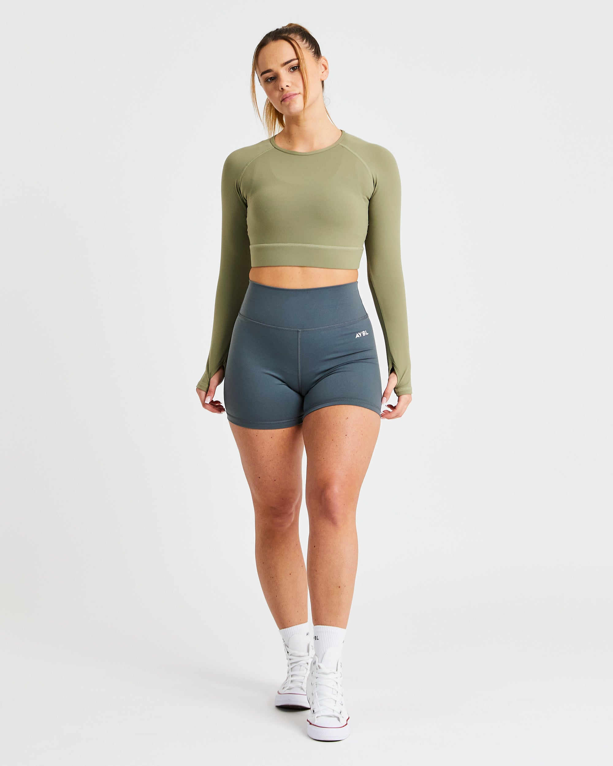 Core Long Sleeve Crop Top