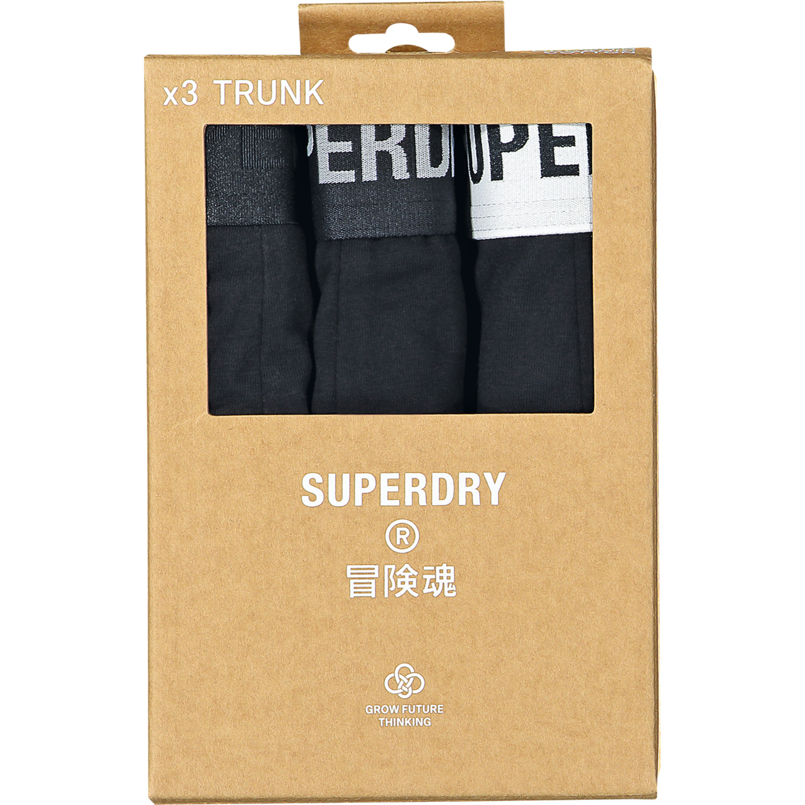Superdry Herren Boxershorts, 3er-Pack M