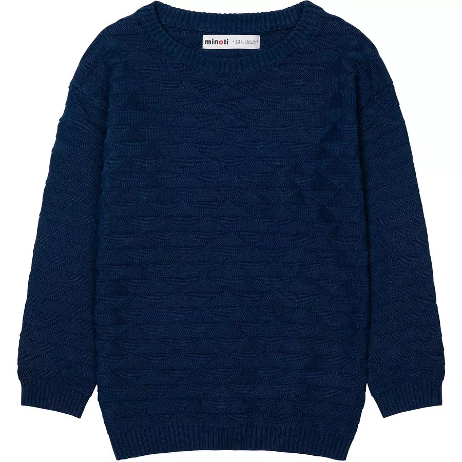MINOTI Strickpullover Blau